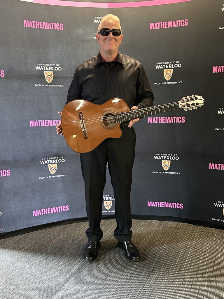 Derek at the University of Waterloo Faculty of Mathematics' Reception